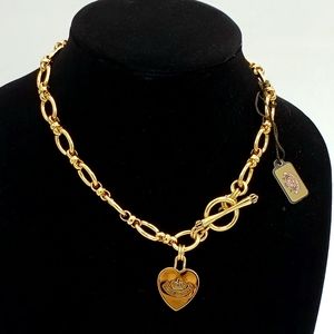 Juicy couture gold necklace